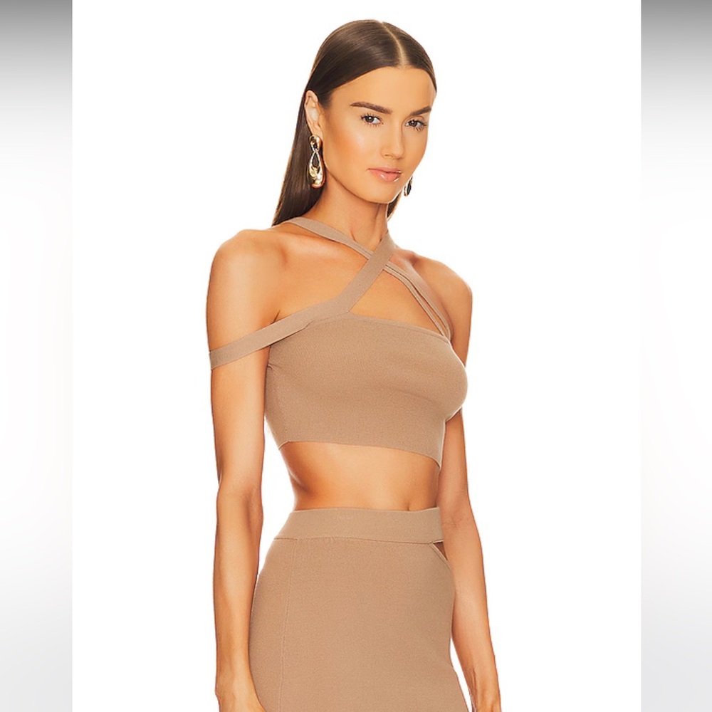 Ismane Knit Crop Top in Taupe
Michael Costello